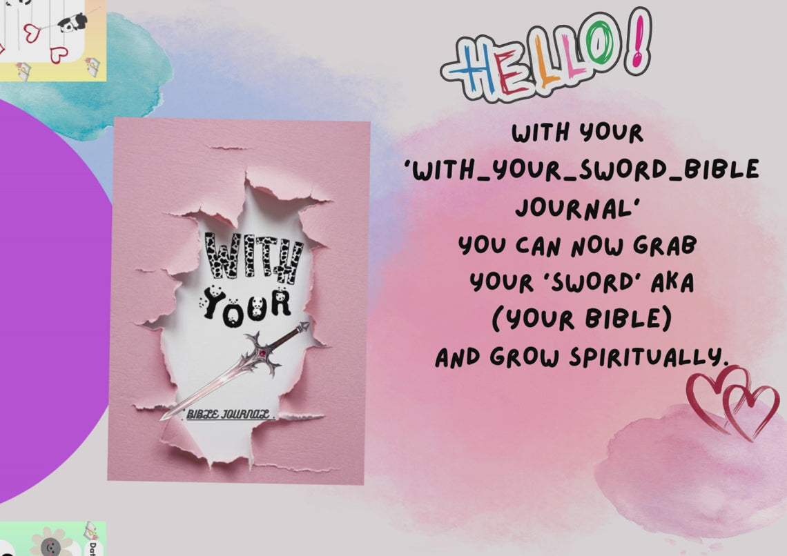 With_Your_Sword S.O.A.P. Method Interactive Bible Journal Bundle.