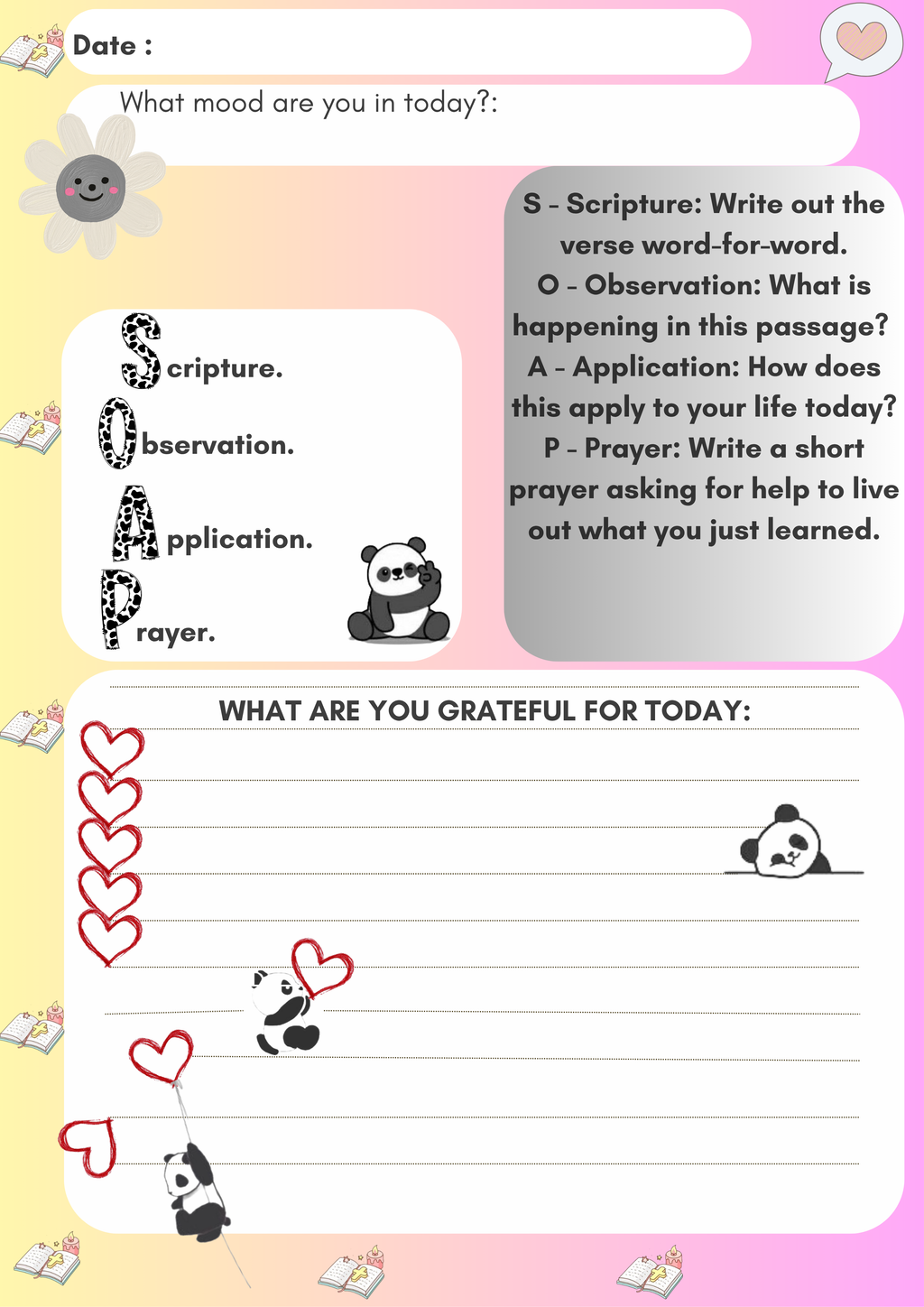 With_Your_Sword S.O.A.P. Method Interactive Bible Journal Bundle.